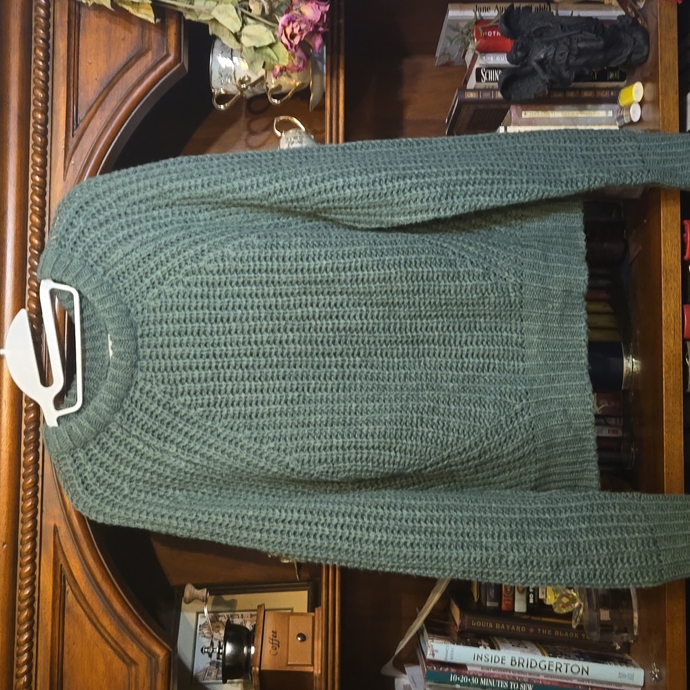 Seafoam knit sweater